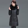 Middle-aged and Elderly New Down Jackets for Women Fattened and Enlarged Medium and Long Large-size Mother Jackets for Women