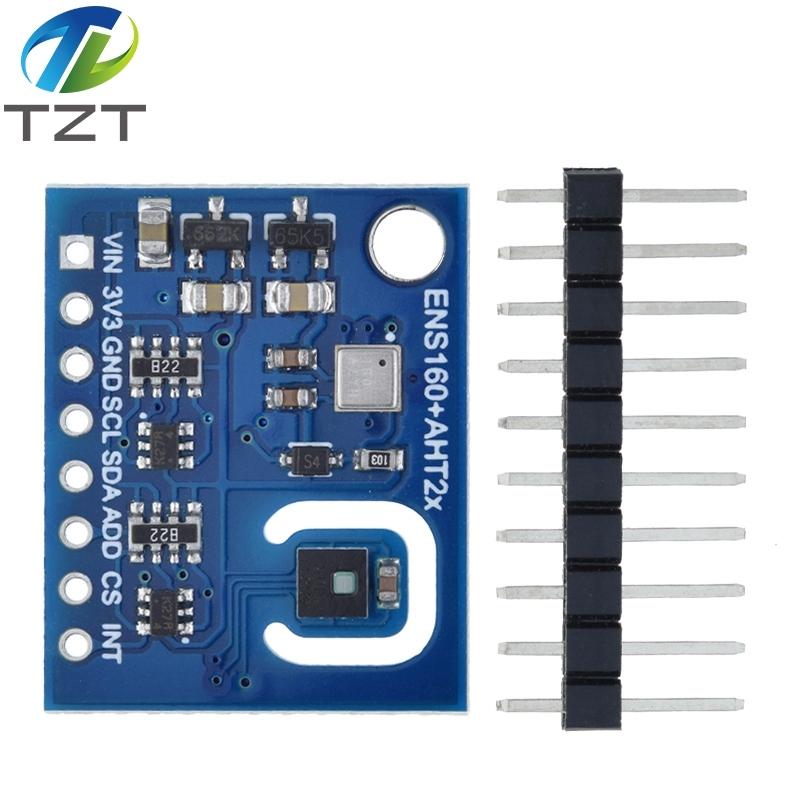 1/3PCS ENS160+AHT21 CARBON Dioxide CO2 eCO2 TVOC Air Quality And Temperature And humidity Sensors replace CCS811 For Arduino