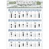 Compact Trumpet Fingering and Chord Chart Diagram