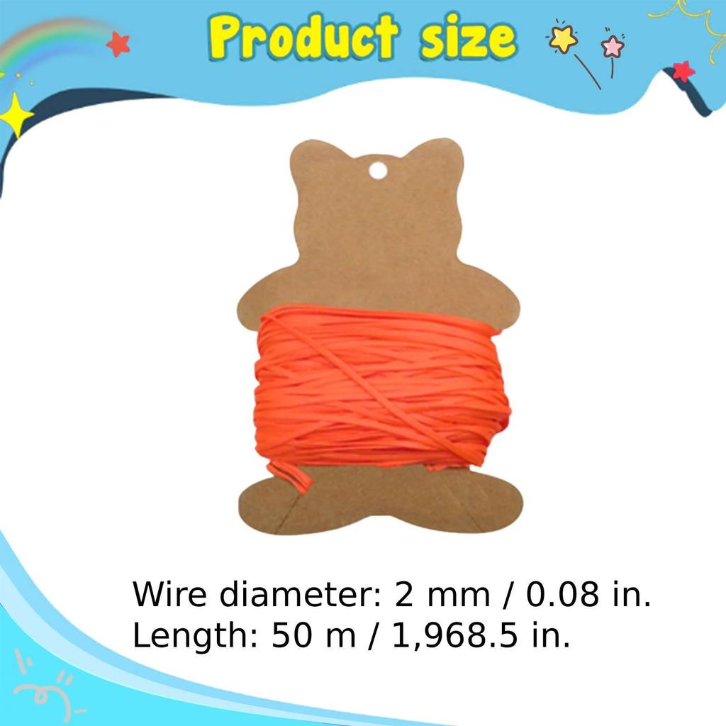 , Flat Rope, Nylon Spool, Replacement Part, Portable Accessory, Easy Assembly for Beginners And