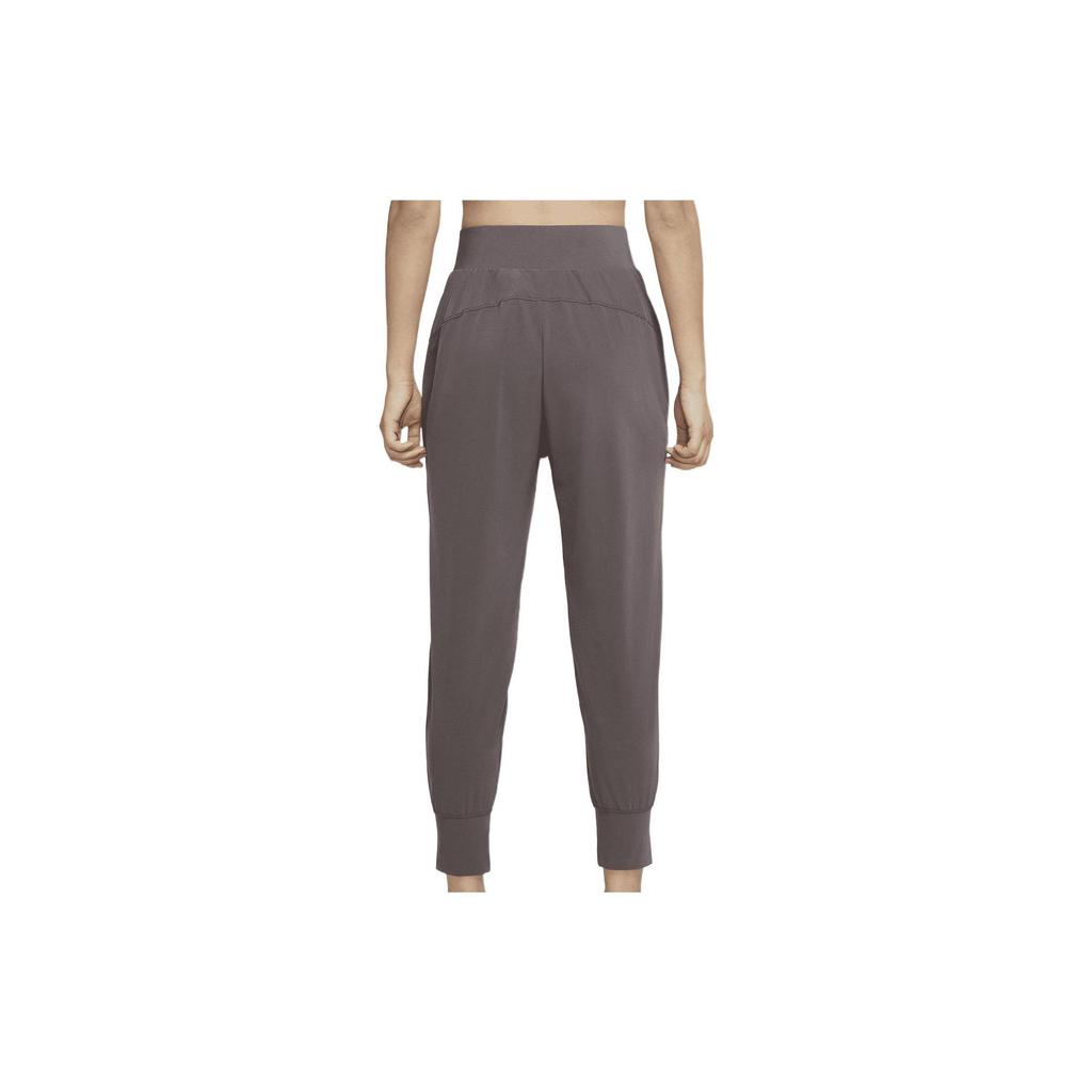 Nike Solid Color Small Logo Label Slim Fit Woven Sports Pants Women pants Gray CU4612-202