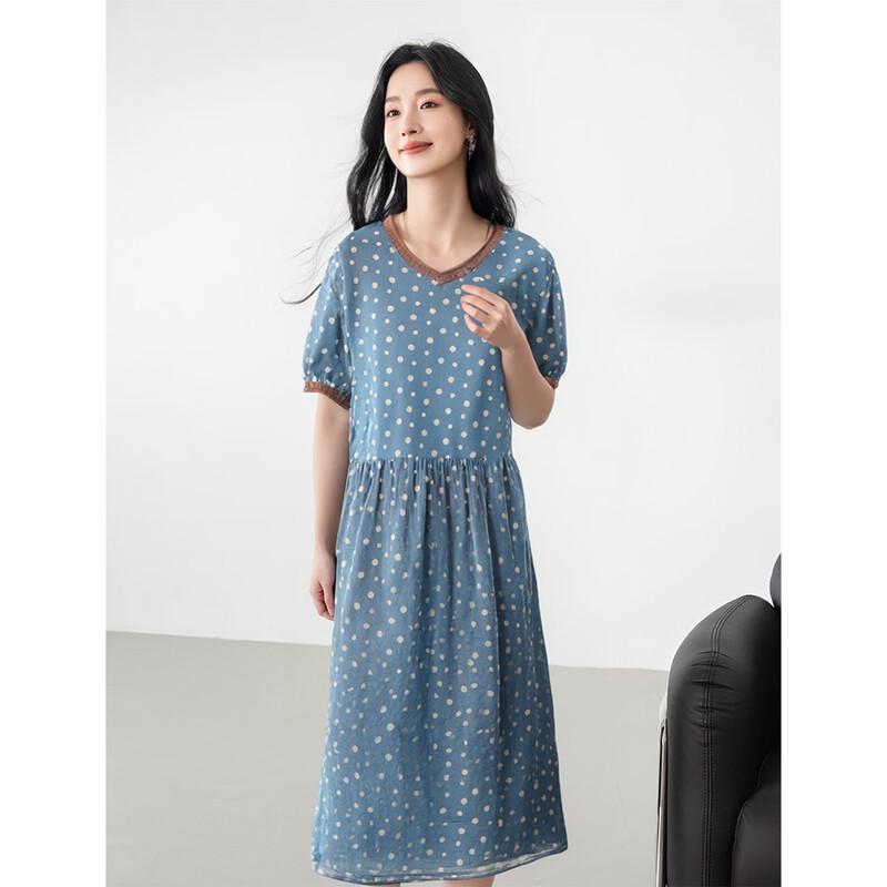 Aiyilian Summer Polka Dot Casual Dress