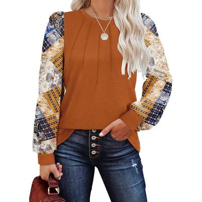 Women's Trendy Bottoming Shirt New Knitted Long-sleeved Round Neck Pullover Casual T-shirt