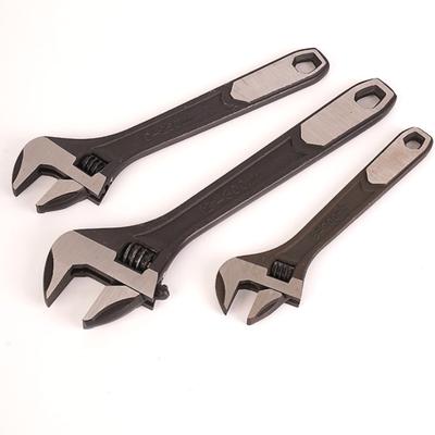 Professional Heavy Duty Adjustable Wrench with Large Jaw Manual Repair Tool Electrophoresis Coating