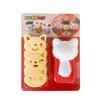 Kitchen Making Gadgets Cute Sushi Cartoon Bento Mold Kitten Puppy Rice Ball Mold Set