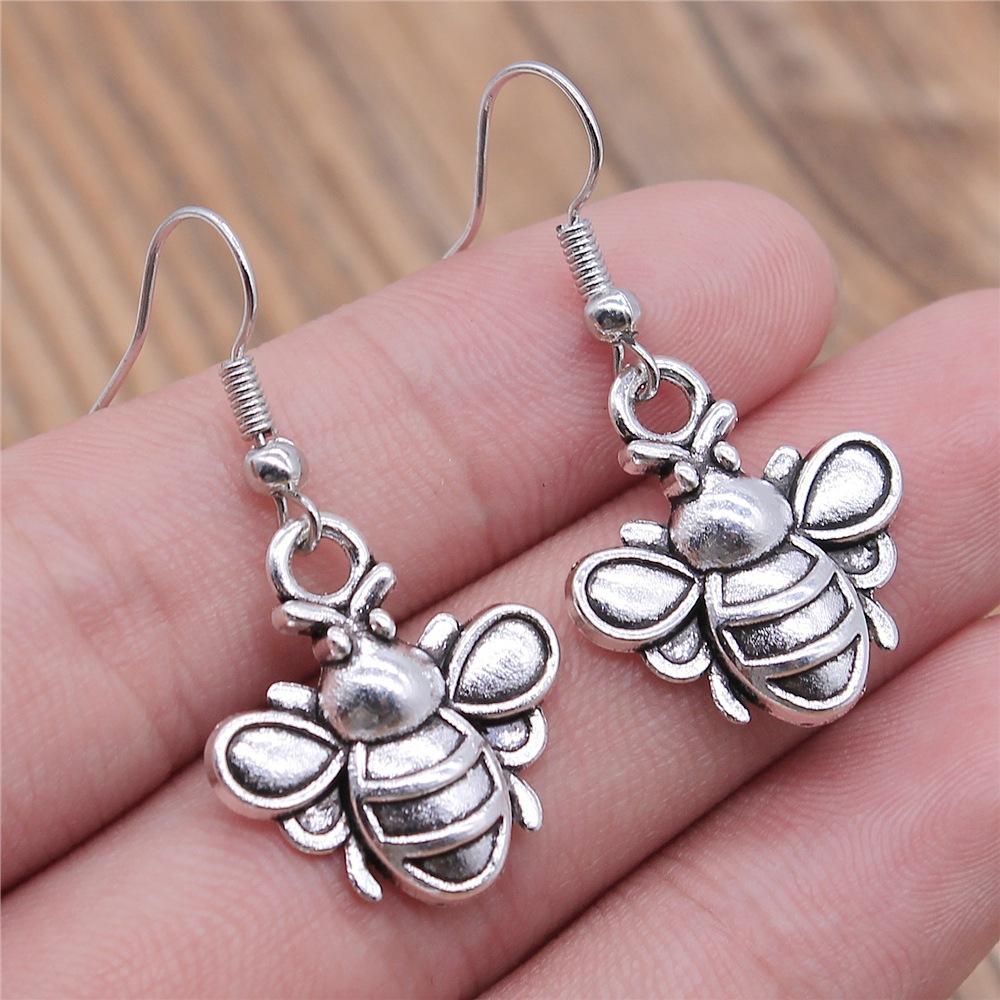 27 Styles Honey Bee Honeycomb Earrings Fashion Temperament Versatile Small Earrings Elegant Ladies Jewelry