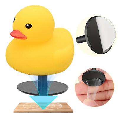 Novelty Rubber Duck Toys Mini Duck Miniature Rubber Duck Toys Ducks with Duck Cap Holders for Holiday Party Home Car Decor