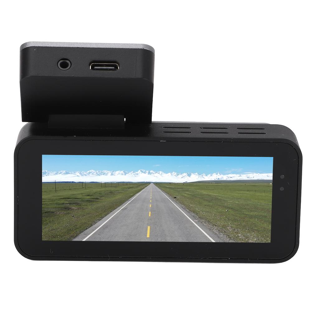 Car Dash Cam Wide Angle Night Vision Loop Recording Parking Monitoring Front Rear and Inside 3 Channel Car Camera