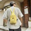Solid Color Multifunctional Backpack Women's Lightweight Chest Bag