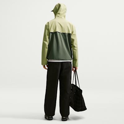 Men's Nike WINDRUNNER Windbreaker Jackets Men's Gray Olive Green/Green Camouflage/White Hooded