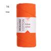 2mm Hollow Pure Cotton Scarf & Bag Yarn for DIY Crochet and Handwoven Projects