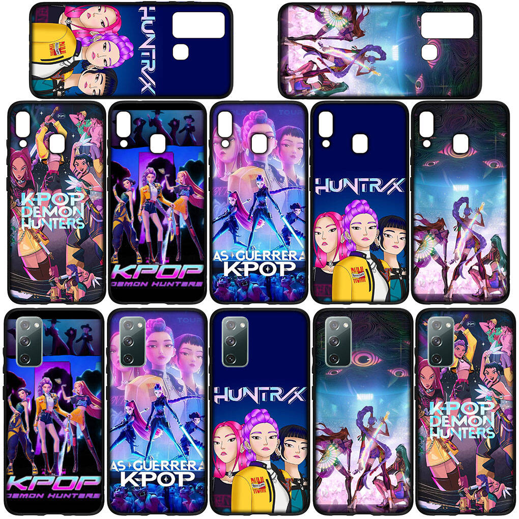 Für Samsung Galaxy S25 S24 S23 S22 Ultra FE Plus A17 A37 A57 A56 A55 A06 A16 A15 A36 A26 A35 A05 A25 A54 A34 Hülle Rumi KPopZoey Dämon X Jäger Mira