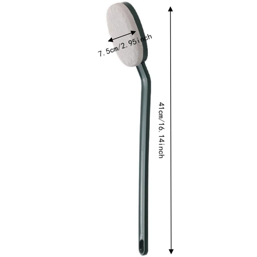 Coarse/Fine Sand Bath Shower Brush Long Handle Exfoliating Brush Back Scrubber Brush  Shower