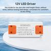 DC 12V LED Driver Thin Constant Voltage Drive Power Input Voltage AC185-260V 12W/18W/24W/36W Ultra-thin Design Saves Space
