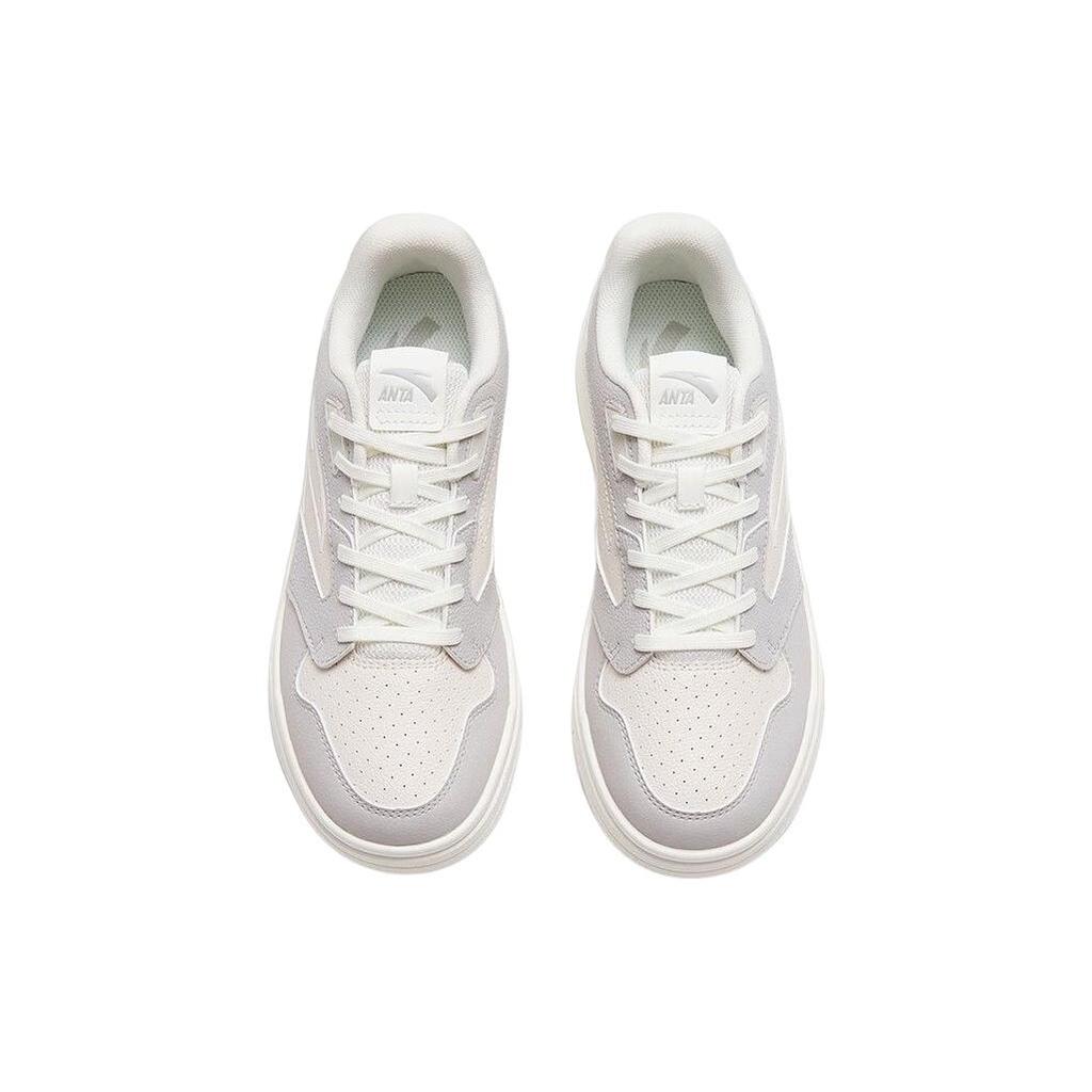 Anta Street Naughty Anti Slip And Wear Resistant Lightweight Low Top Skateboard Shoes Women's Gray Purple