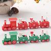 Mini Christmas Train Box Set Christmas Cake Decoration Ornaments Plastic Baking Decoration Children's Toys Happy New Year 2026