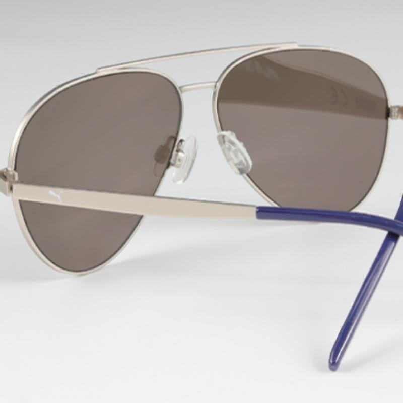 Puma Galleria Puma Sunglasses Pe0125s 002 Boeing Metal Men woMen