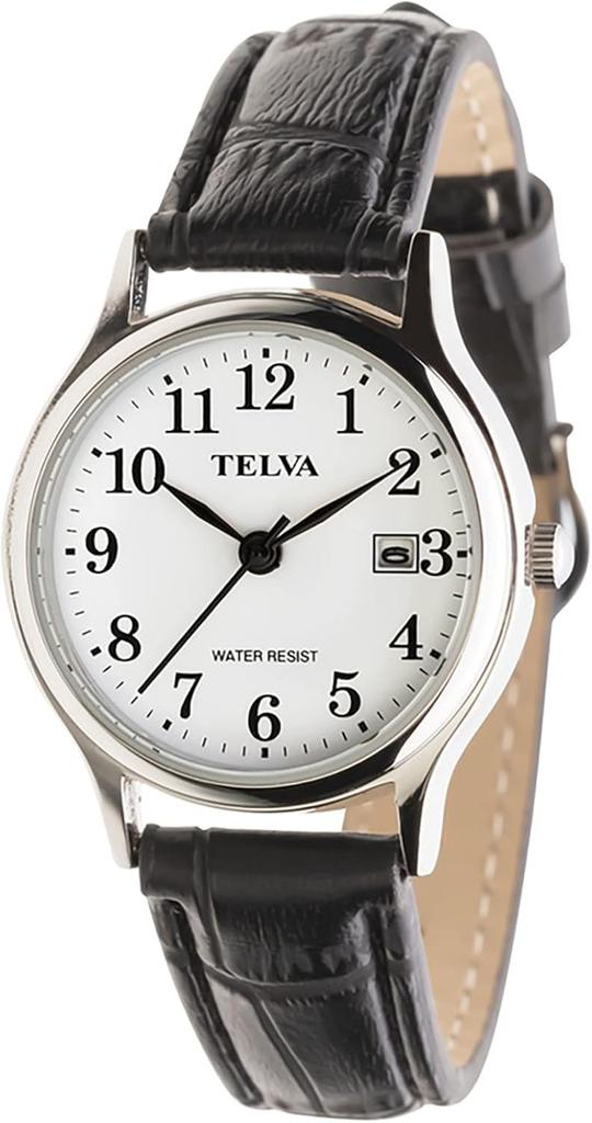 [Clefa] Analog Women's Watch Waterproof Leather Strap Black TE-AL242-WTS