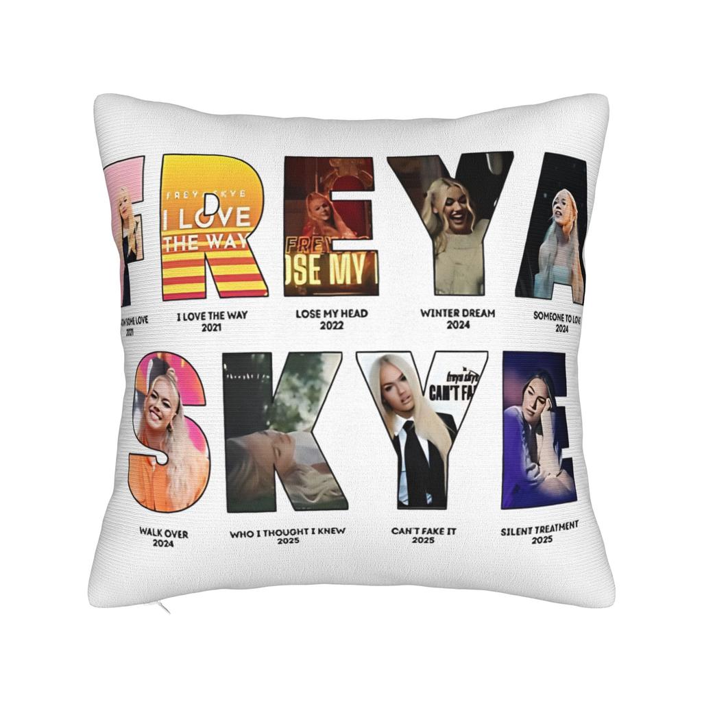 Freya Skye Diamond Style Pillowcases Cute Funny Pillow Case For Office Car Home Decor Comfy Pillow Cover