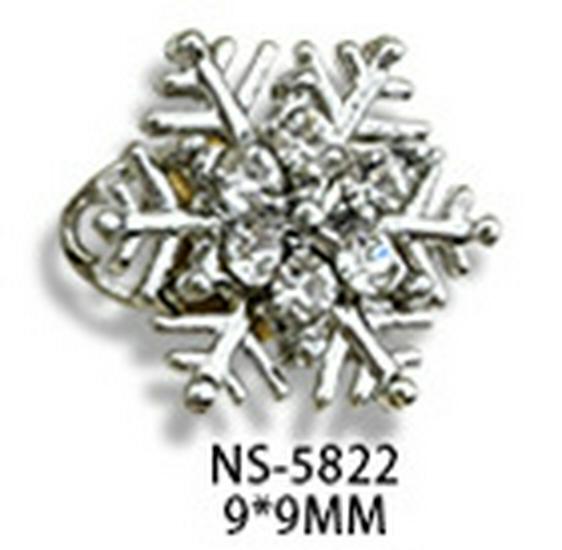 

High-Speed Rotating Snowflake Beads Nail Art Decorations - Coin, Peach Heart, Cat Eye Rhinestones