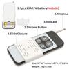 433Mhz Wireless RF Module Remote Control Learning Code 1527 Remote Control 1/2/4 Buttons Long Range 1000m for Lamps Lights Gate Door