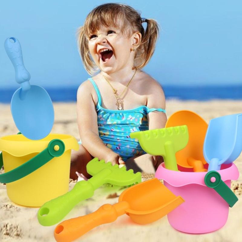 Children's Beach Toy Sand and Water Play Set Digging Sand Tool Beach Toy Set for Ages 3+ Fun Game