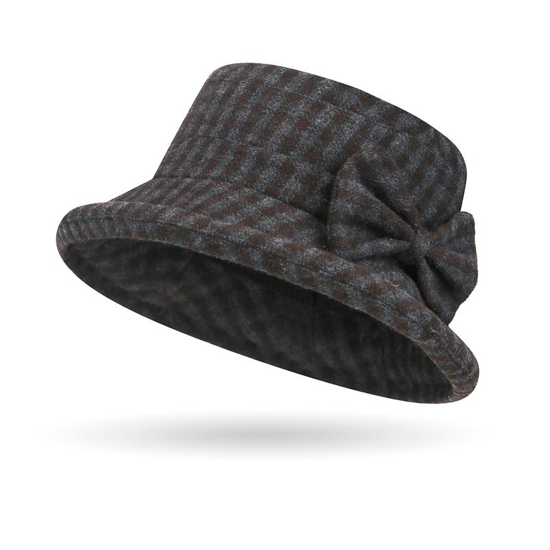 Autumn Winter Fisherman Hat Thick Woolen Middle-Aged and Elderly Hat Warm Cotton Hat Basin Hat