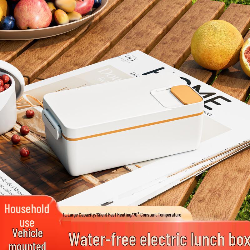 Portable Large-Capacity Electric Rice Cooker with Heatable 304 Stainless Steel for Office and Travel