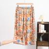 Stylish Cotton Silk Plus Size High Waist Cropped Skirt Pants - Lightweight, Versatile, and Perfect for Summer.