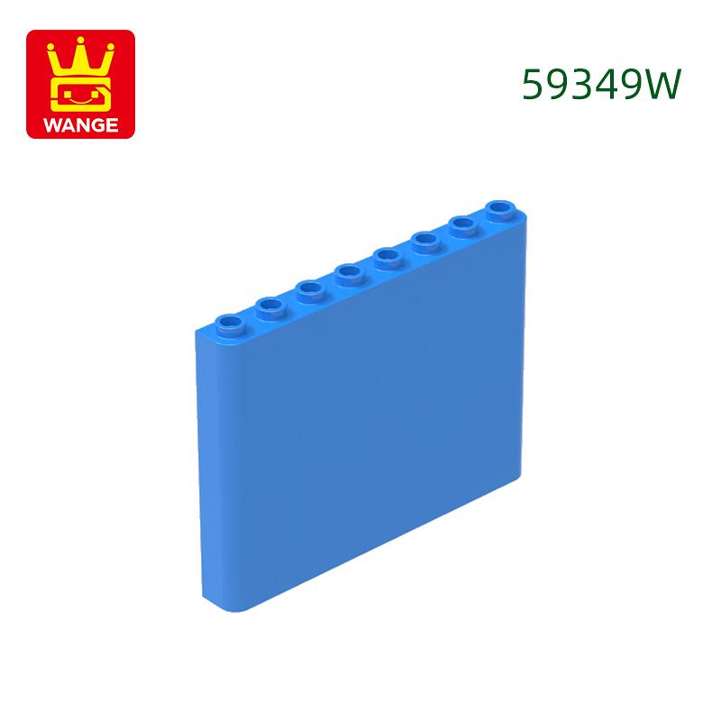 17Pcs/lot 59349 1x6x5 Houses Wall Construction Blocks MOC Accessories Works With Featuring Bricks Children Playthings Present Bo