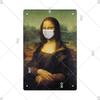 Vintage Mona Lisa Metal Tin Sign Retro Wall Art Home Decor Bar Pub Man Cave Gift