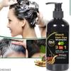 SAPANI MXA Shampoo Colorante Erboristico per Capelli, 3 in 1 Nero Istantaneo, Senza Ammoniaca per Tutti i Tipi di Capelli, Estratto Naturale di Piante (300ml, Senza profumo, 2)