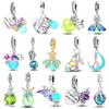 Copper Glow In The Dark Firefly Honeybee Chameleon Luminous Charms Beads Fitoriginal Bracelets Fine Diy Jewelry Gift