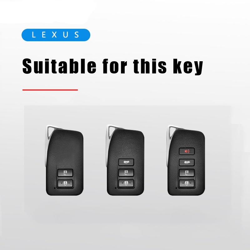 2/3/4 Tasten Leder Auto Smart Fernbedienung Schlüsselhülle Abdeckung Für Lexus NX GS RX IS ES GX LX RC 200 250 350 LS 450H 300H Auto Zubehör