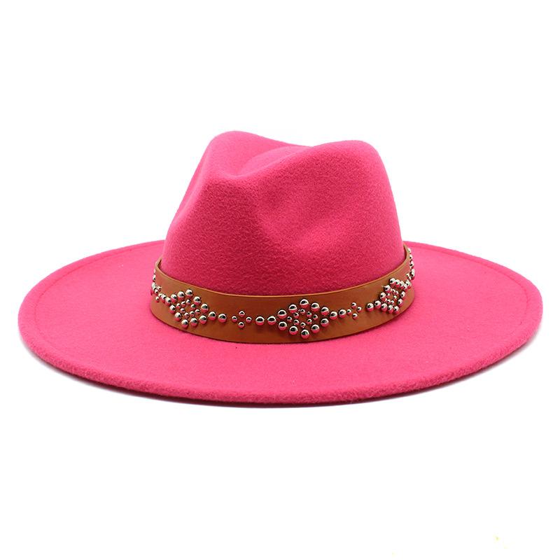 

2022 шляпа Федора для женщин, шерстяная фетровая шляпа в стиле ретро, ​​джазовая шляпа с широкими полями 9,5 см, церковная свадебная шляпа, уличная модная черная кепка под платье 56-58cm