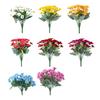 Artificial Flower Door Basket Wreath Cascading Green Leaves Branches Realistic Look UV Resistant Faux Flower Home Decor