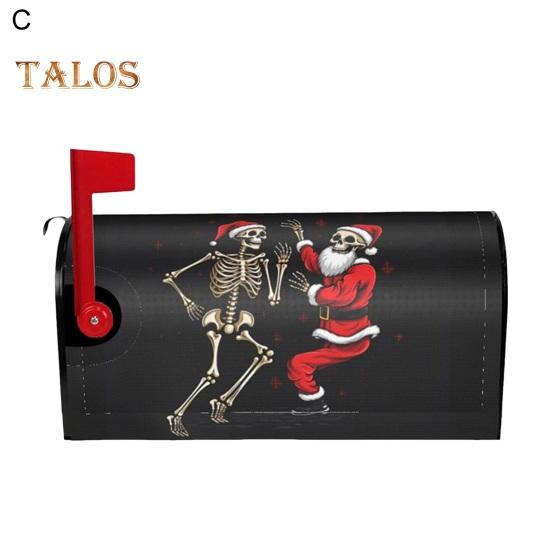 Mailbox Cover Halloween Themed Magnetic Mailbox Wrap Colorful Gothic Mailbox Sleeve for Garden Yard Home Outdoor Decor