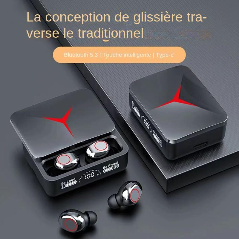 M90 TWS Wireless Earphones In Ear Sliding Cover Low Delay Digital Touch Noise Reduction Wireless Headset Quality Music