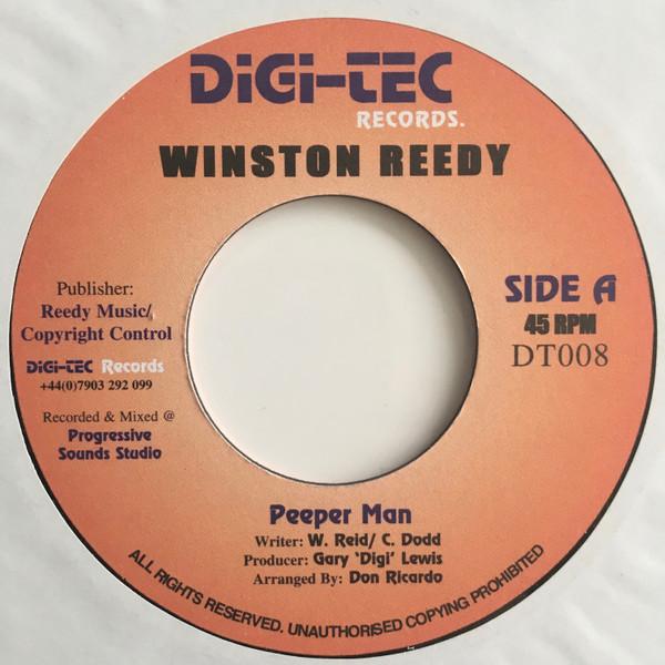 

7inch Record WINSTON REEDY CHARELLE NADINE Peeper Man Misconception DT008 DigiTec Record 2007 UK Reggae Ska Dub Used
