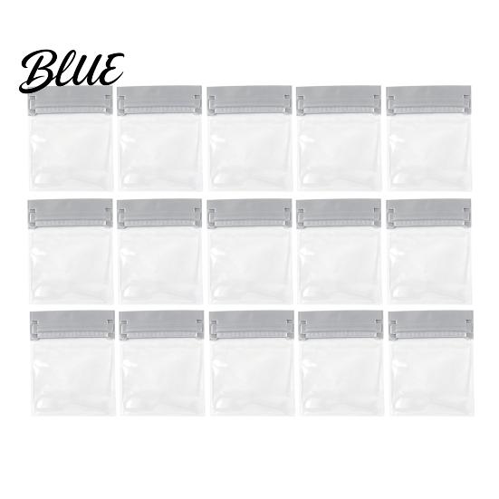 Reusable Ring Storage Portable Seal Travel Sliding Bag Bags Jewelry Lock Design Pill Organizer Bag Multi-Colored Labels for Daily