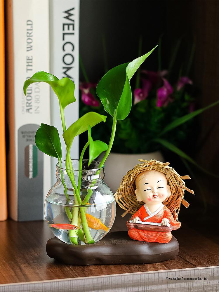 Creative Little Monk Desktop Ornaments for Home and Office Decor