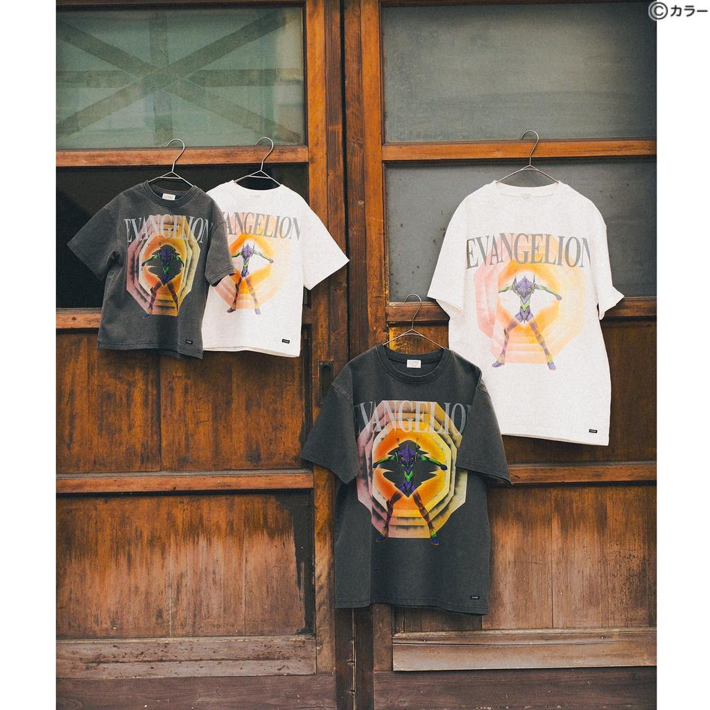 International Evangelion Graphic B R307975 and Character Graphic Top Size F.O. T-Shirt Men's Women's (JP, Alphabet, M, Black)