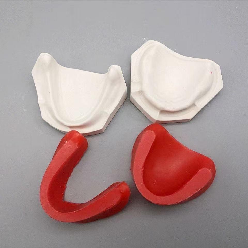 Dental Edentulous Wax Rim Model - Student Practice Denture Base