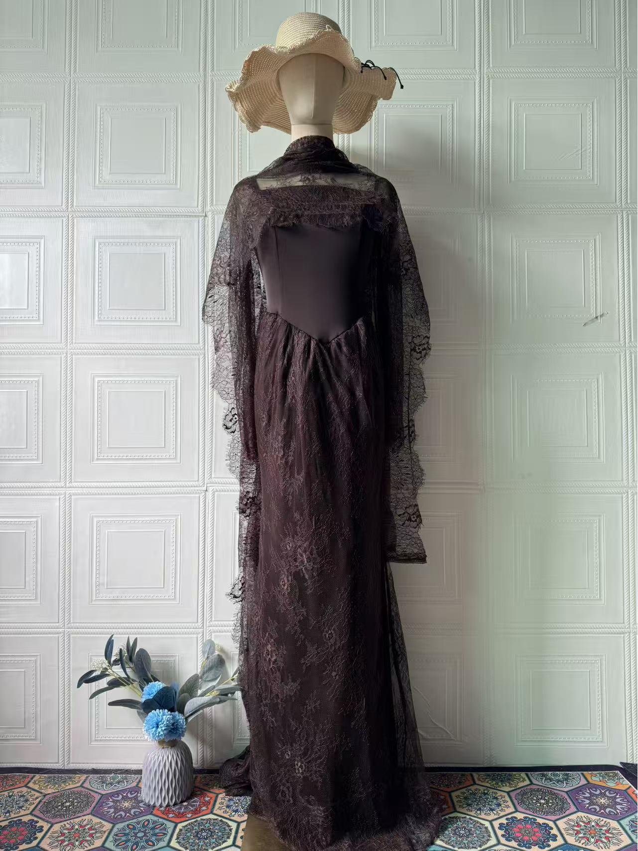 Элегантное трансграничное официальное платье с длинным рукавом - Женская осенняя коллекция 2025 Large