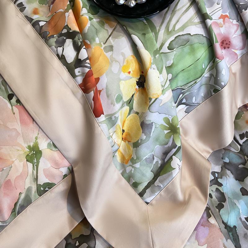 Floral Print 600TC Egyptian Cotton Bedding Queen King Comforter Cover Soft Duvet Cover Set Flat/Fitted Bed Sheet Pillowcases