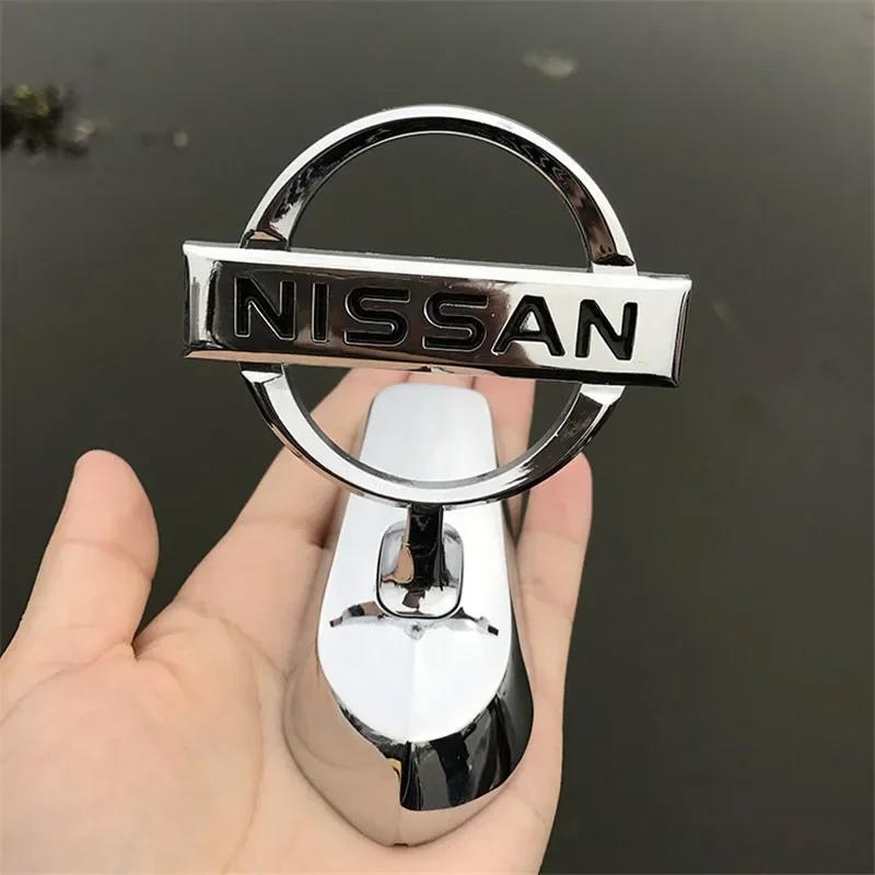 Metal Car Bonnet Front Hood Cover Sticker for Nissan X Trail T32 Tiida Navara Nismo Note Altima Almera Titan Leaf Qashqai Juke