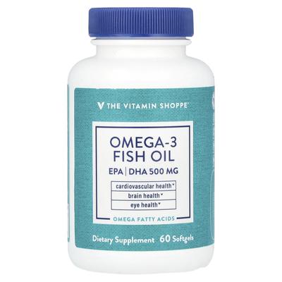 Omega-3 Fish Oil, 1,000Mg, 60 Softgels