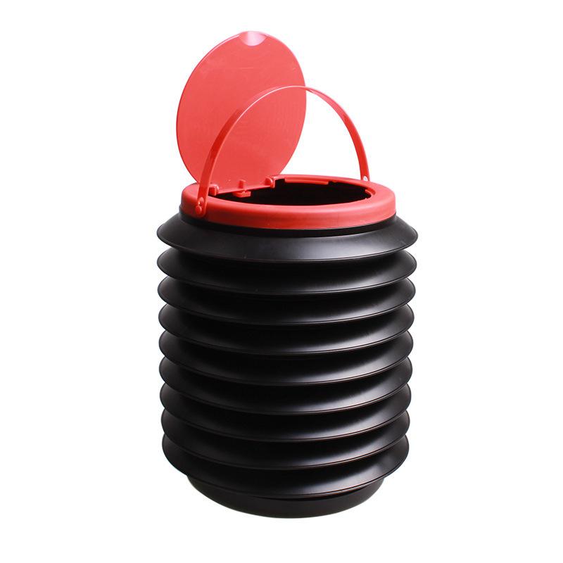 4L Magic Bucket Folding Trash Can Car Multi-function Retractable Bucket Storage Bucket Portable Waterproof