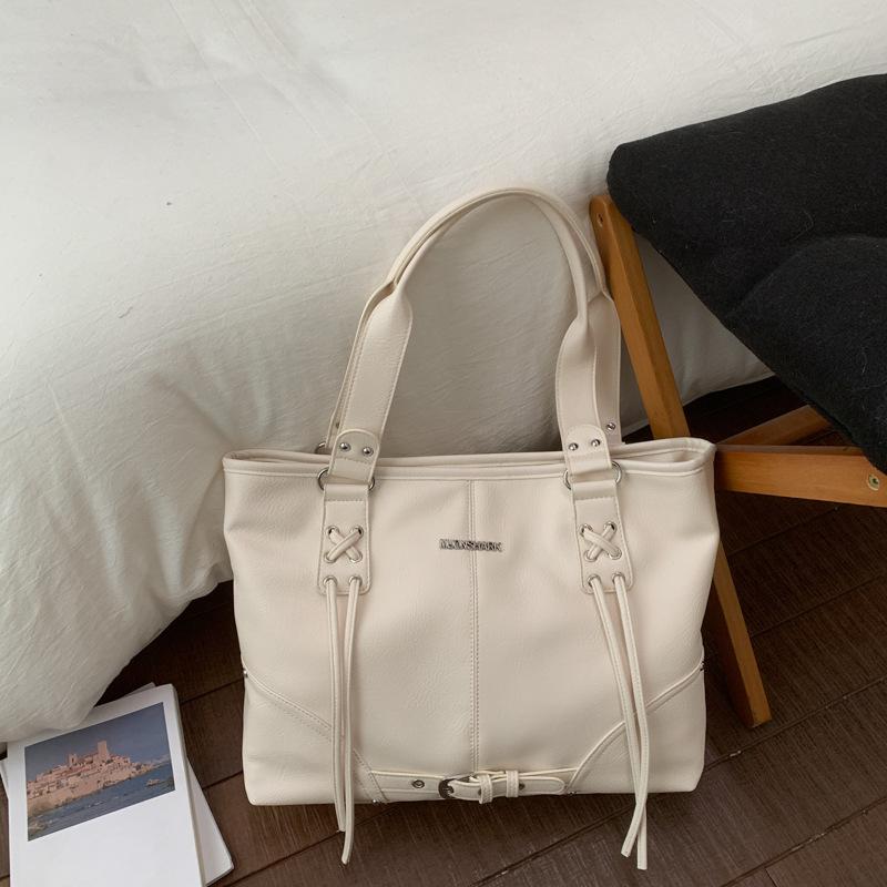 

Large Capacity Pink Heavy Duty Motorcycle Bag Women s 2026 New Fashi High-End Handbag Commuter Tote Bag Versatile Handbag белый