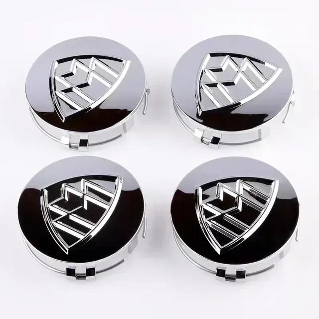 4pcs 75mm Maybach logo Car Emblem Wheel Center Hub Cap auto Rim refit dust-proof Badge Covers S480 S500 GLS Sticker Accessories1